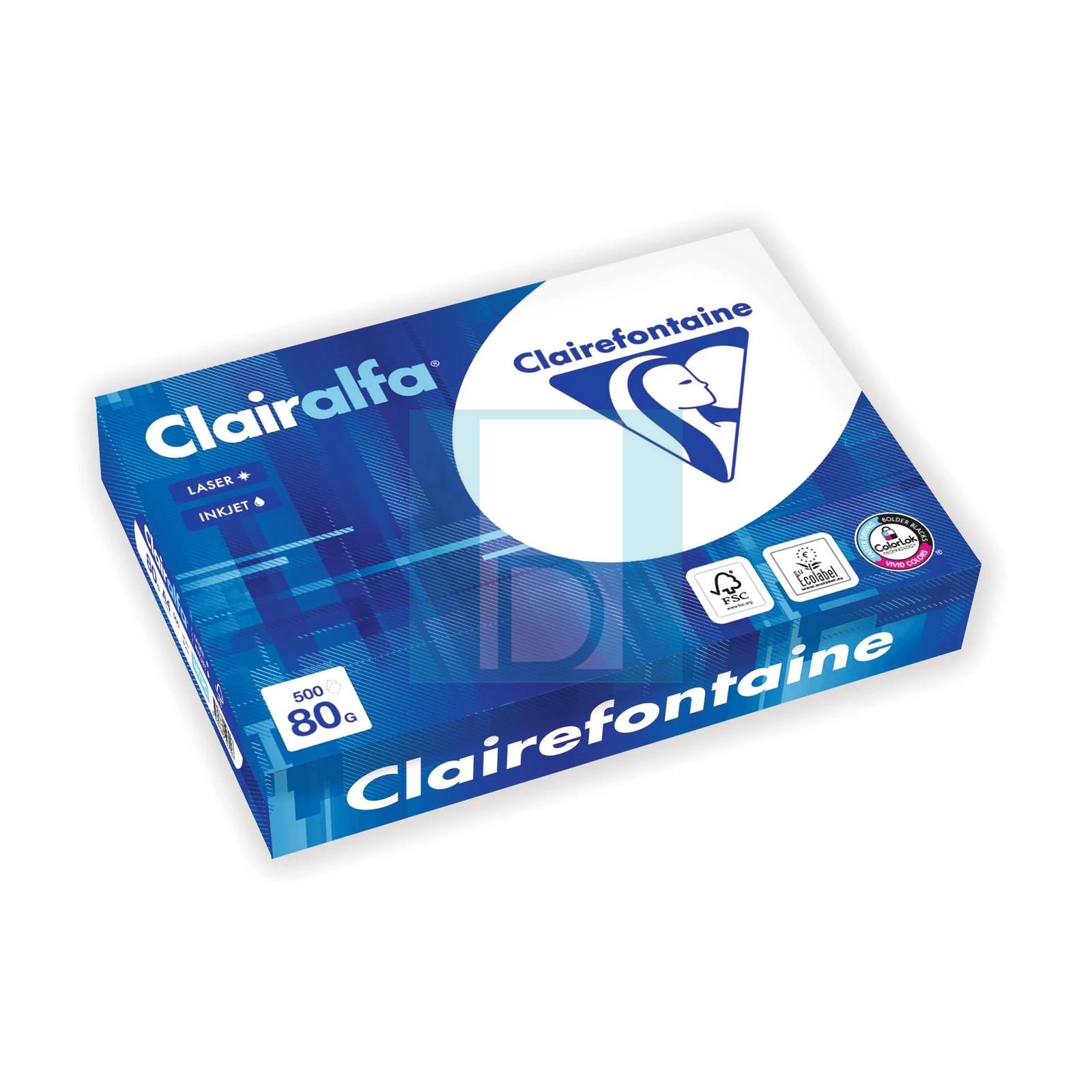 Clairefontaine Clairalfa papier d'impression, A4 papier blanc 80 g/m feuilles de d'impression   image 2
