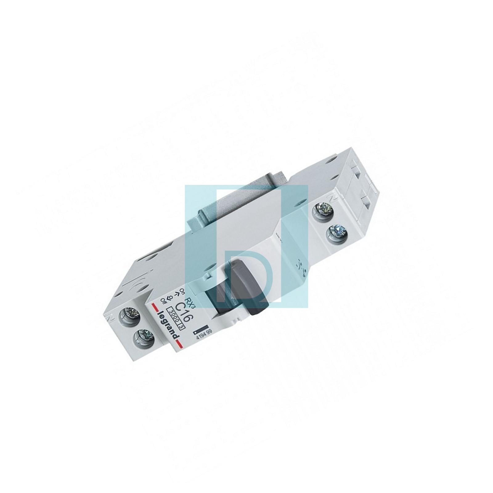 Disjonction magnétothermique unipolaire 1 module intensité 16 A 220/380 V x2pcs  image 3