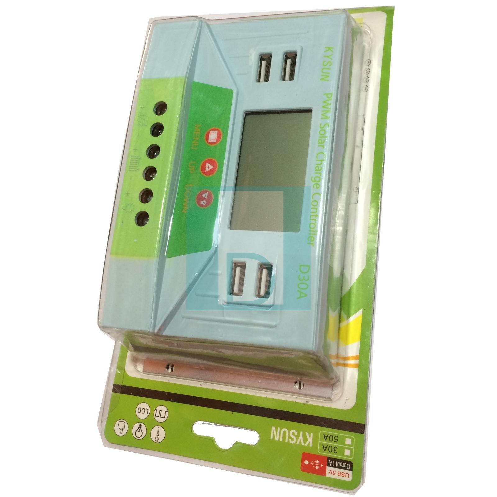 Régulateur PWM Solar D30A Kysun Charge Controller (30A - 12 / 24V)   image 2