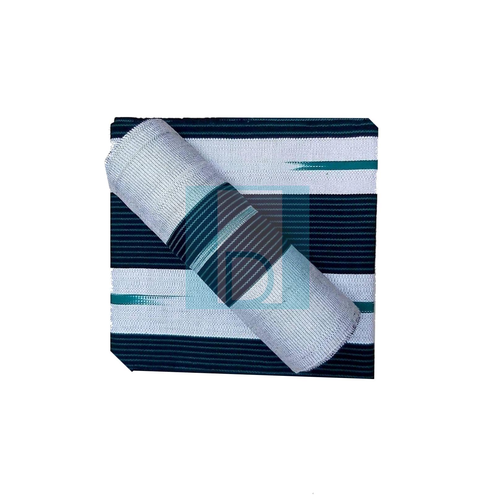 Léppi textile africain Pagne imprimé polyvalent bleu  3 Pagnes  image 3