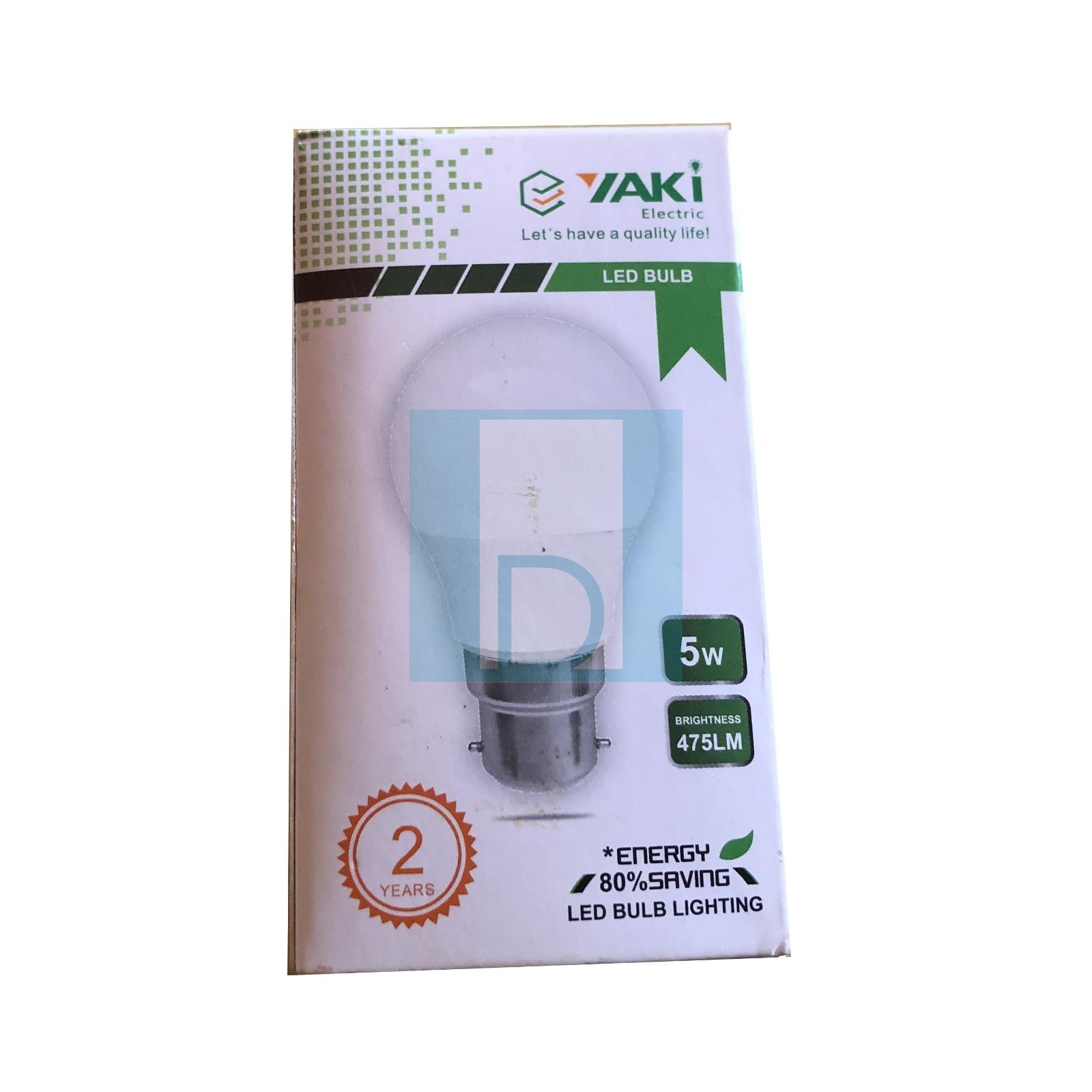 Ampoule YAKI 5w 220V LED BULB E27, YAKI Electronic ampoule  image 4