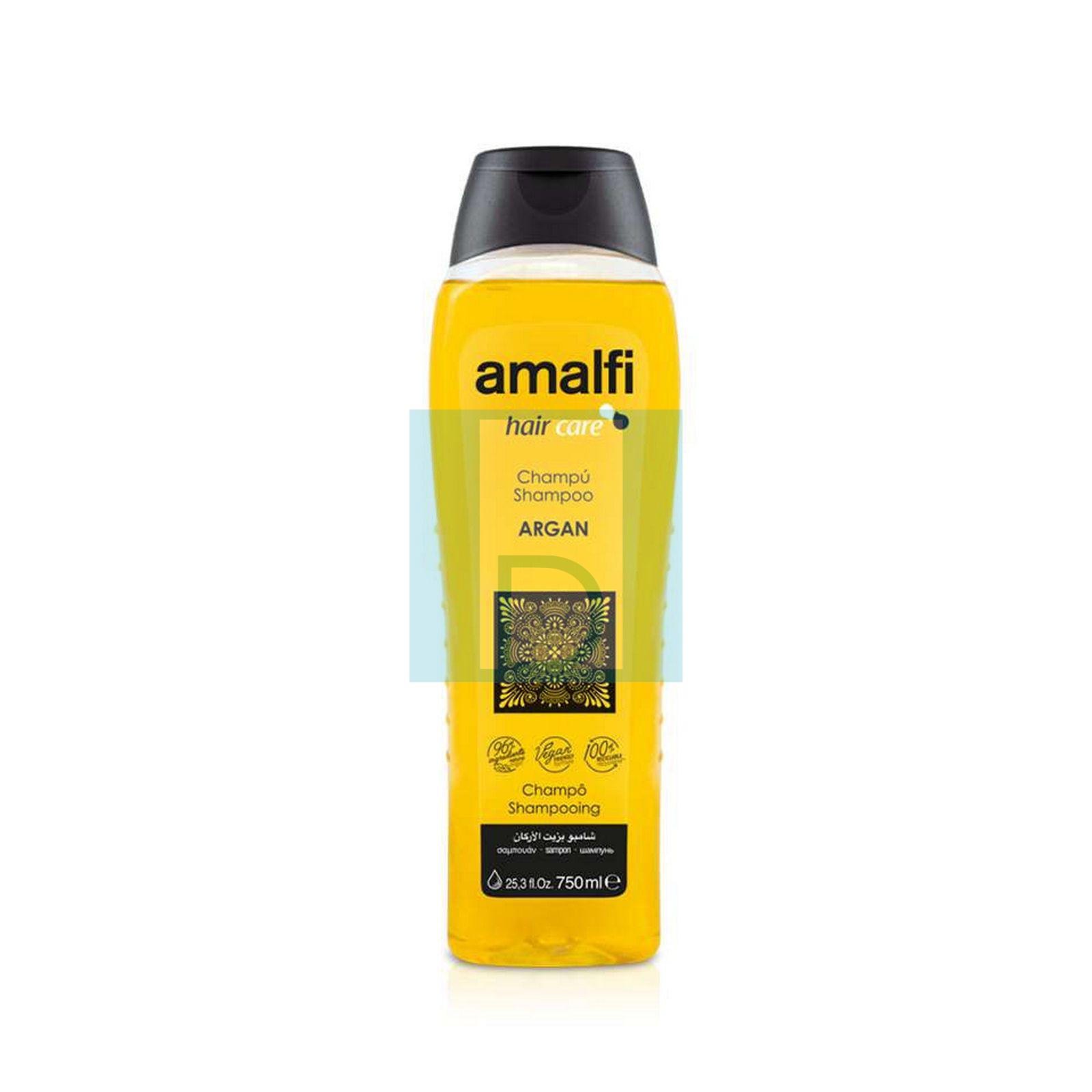 Amalfi Shampooing hair care Argan Champu Shampoo Natural Cream 750ml