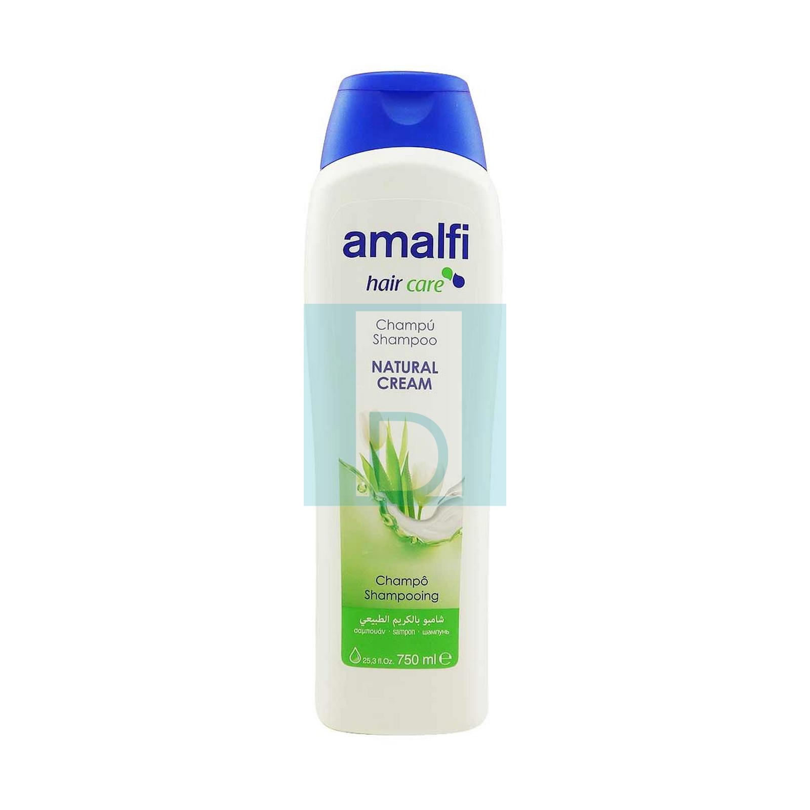 Amalfi Shampooing hair Care Champu Shampoo Natural Cream 750ml  image 4