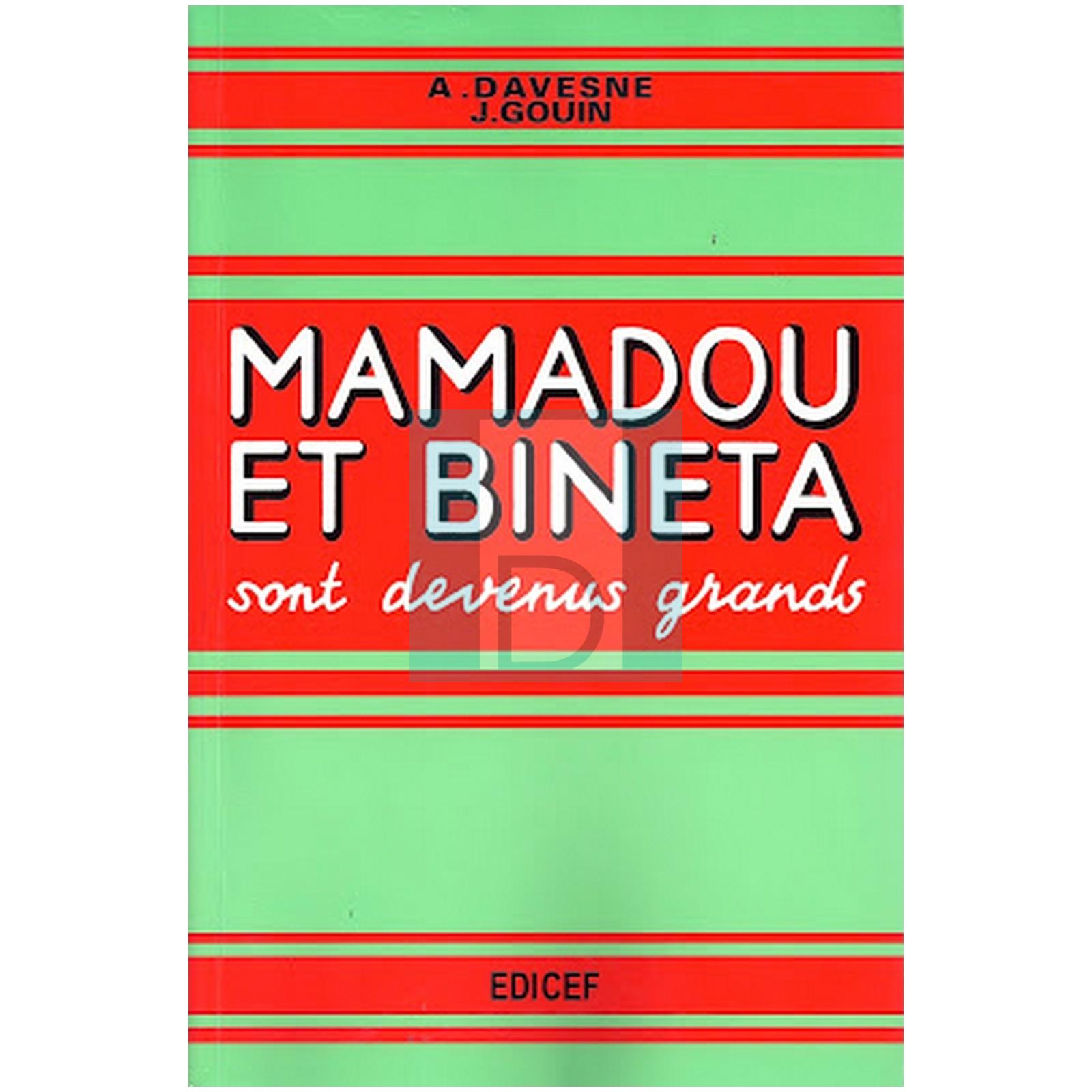 Mamadou et Bineta sont devenus grands Syllabaire EDICEF A.DAVESNE J.GOUIN   image 2