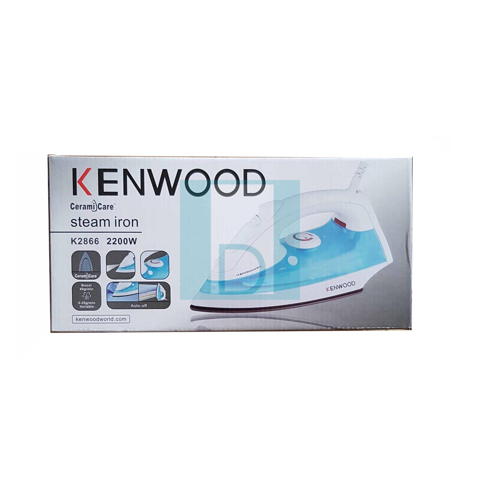 Fer à repasser Kenwood électrique AC 220V  2200W  K2866 Stream Iron Cerami Care  image 3