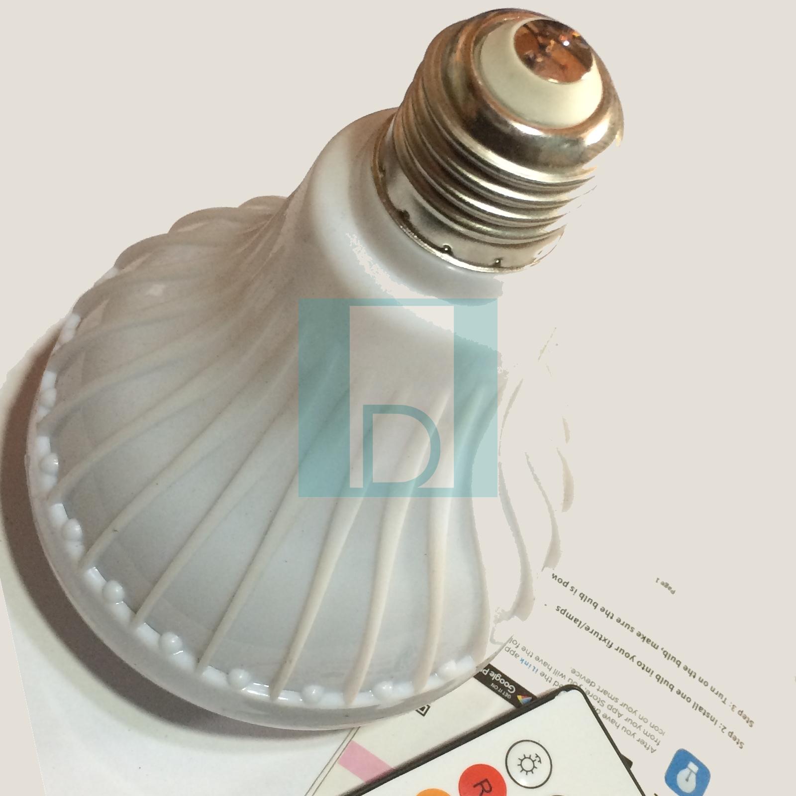 Ampoule LED avec haut-parleur Bluetooth Music Light Bulb B22 LED White RGB Light Ball LED MP3 Ampoule Radio  image 3