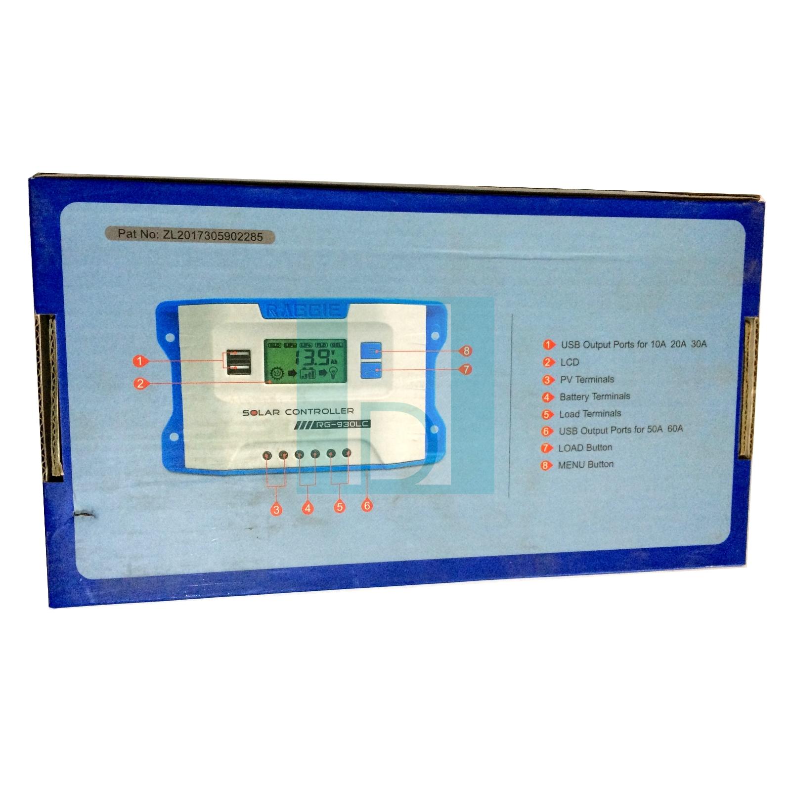 Régulateur RAGGIE RG-920LC 12/24V 20A Solar Charge Controller - 20A  image 4