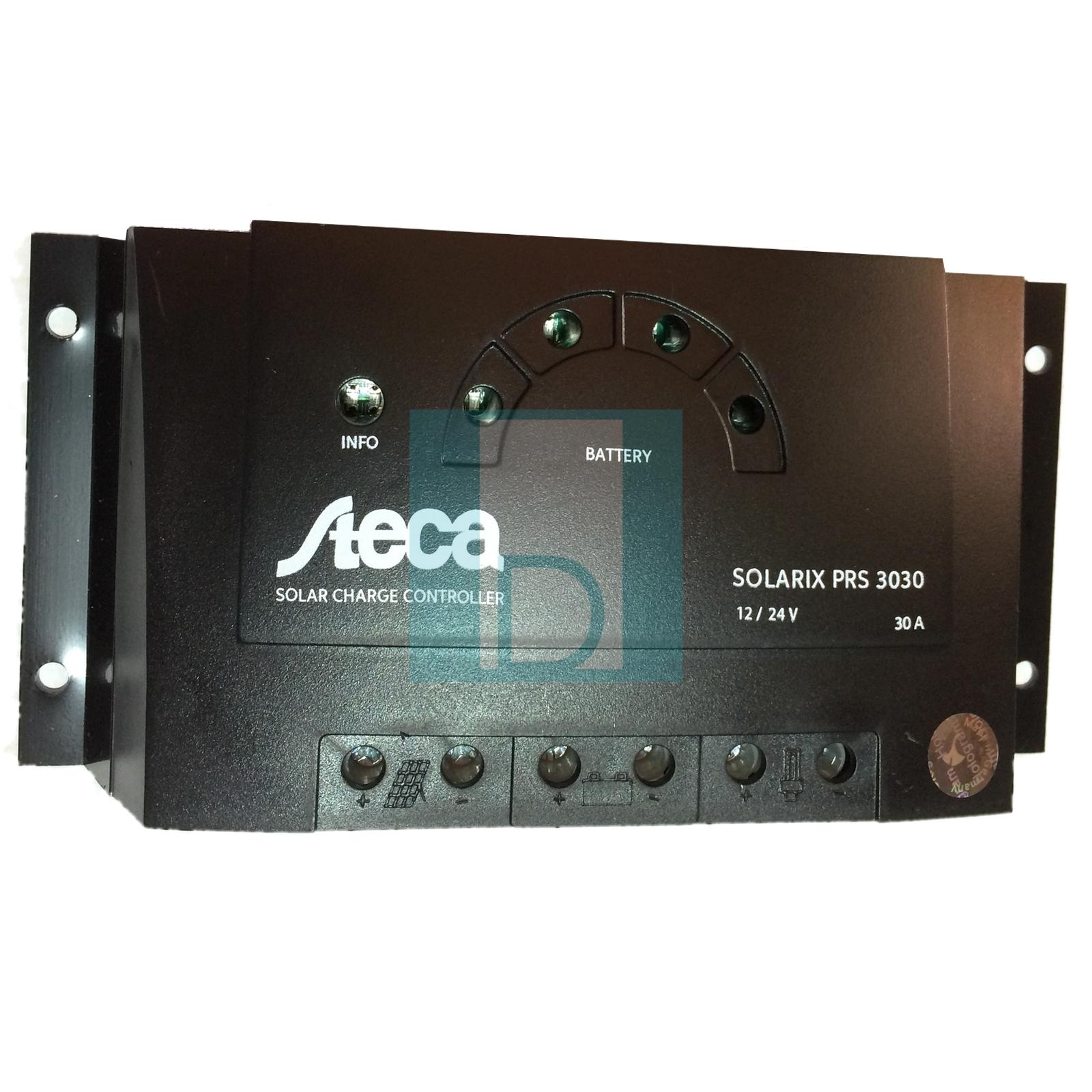 Régulateur STECA Solarix PRS-3030 12/24V 30A Solar Charge Controller - 30A  image 3