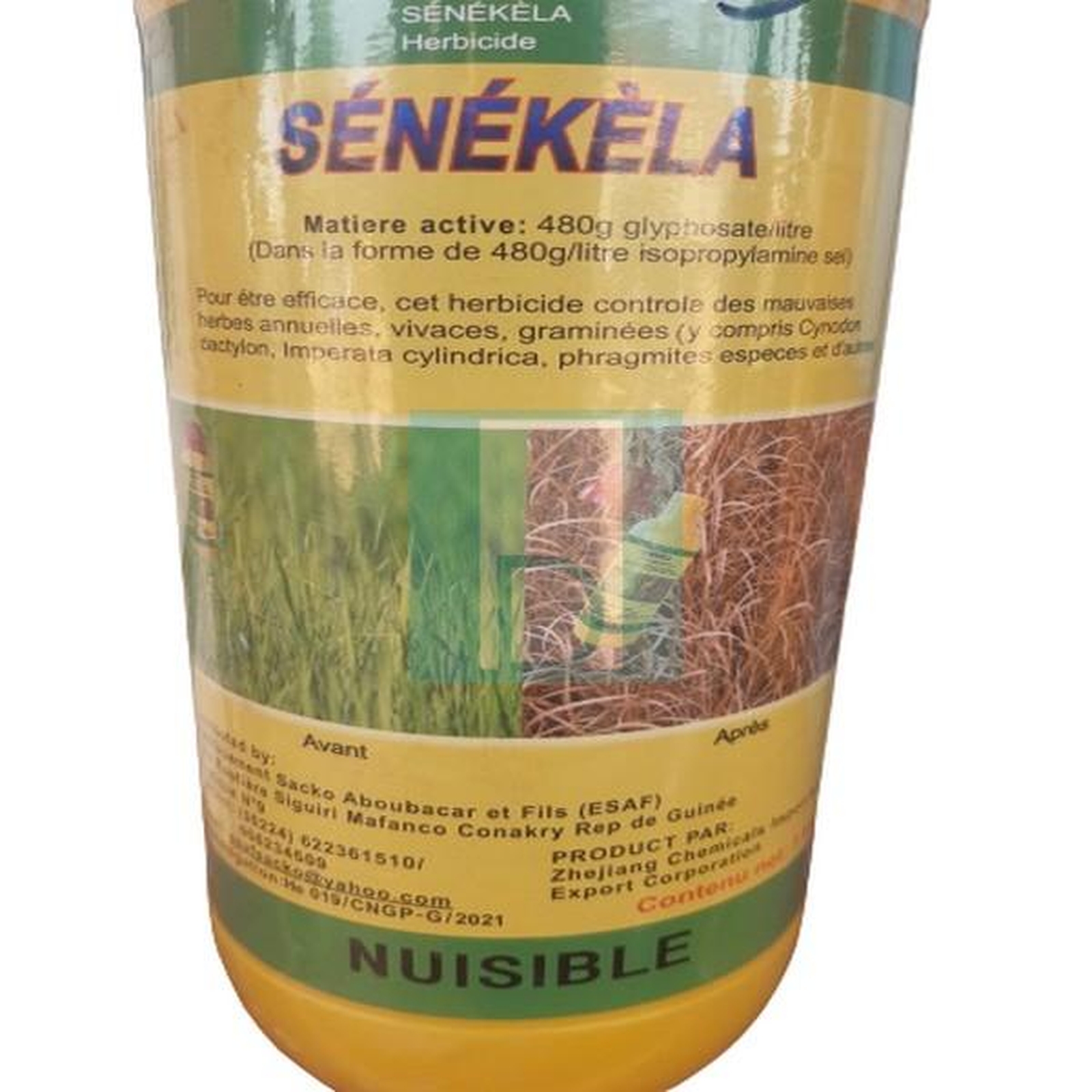 Senekela glyphosate 480g/l 1carton 12pcs Senekela isopropyl-amine sel herbicide 1 carton  image 3