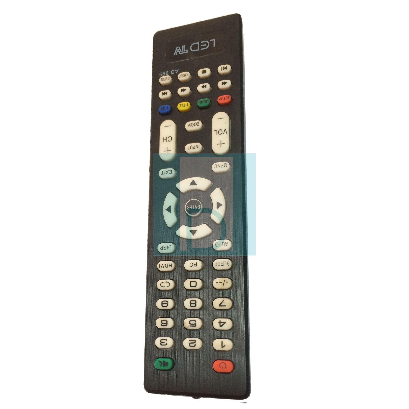 Télécommande de Smart TV Universelle Remonte Control AD-999 pour LCD/LED TV HDTV